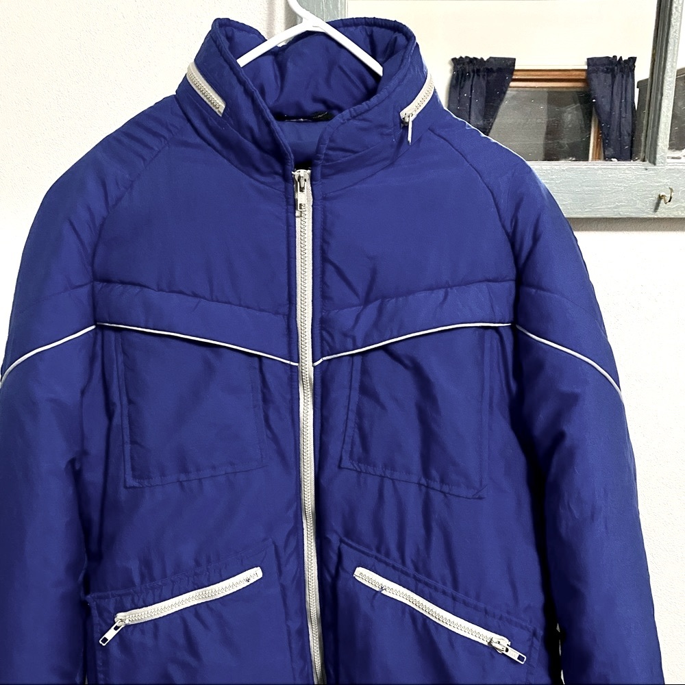 Aspen Powder winter Ski & Snowboarding puffer jacket, Men's Size M, vintage 80s.